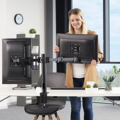 Uchwyt do monitora plus 2 ramiona 13-35 cali Hama