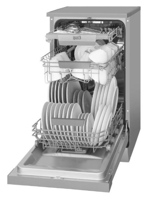 Zmywarka wolnostojąca DFM44C7EOqSH Amica