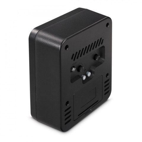 Budzik Pag termometr higrometr Czarny Hama