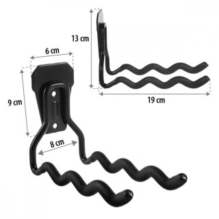 Uchwyt ścienny, max 30 kg, stalowy MC-486 na narzędzia, koła, drabinę, rower Maclean