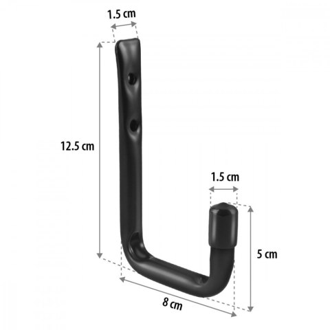 Uchwyt ścienny na opony MC-489 x2 sztuki, max 22kg Maclean
