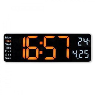 Zegar elektroniczny ścienny Santa cruz Hama