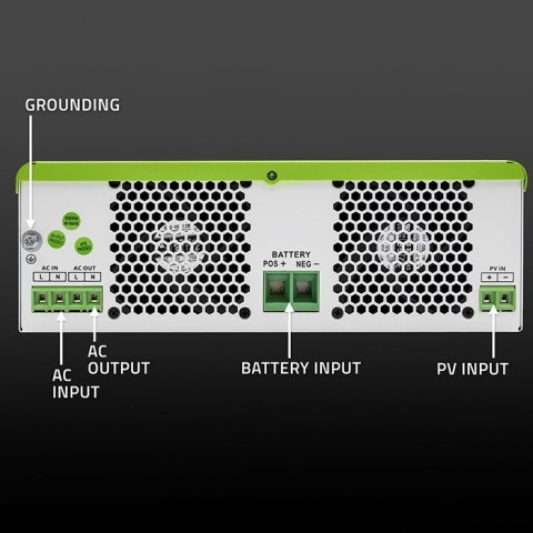 Hybrydowy Inwerter solarny Off-Grid 1500W 100A | 12V | MPPT | Sinus | Opcja Wi-Fi | Power Factor 1.0 Qoltec
