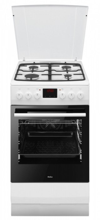 Kuchnia gazowo-elektryczna 510GEH3.33ZpTaDpA(W) PIZZA Amica