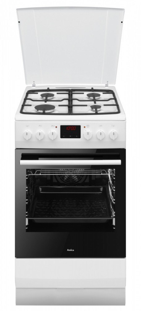 Kuchnia gazowo-elektryczna 510GEH3.33ZpTaDpA(W) PIZZA Amica