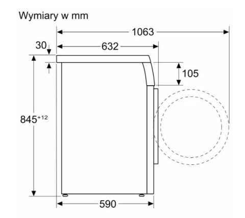 Pralka wolnostojąca WUU28T10PL Bosch