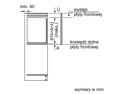 Chłodziarko-zamrażarka KIL22NSE0 Bosch