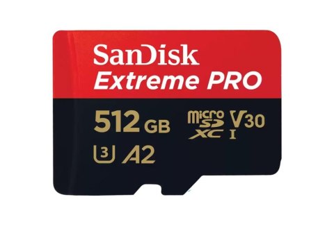 Karta Extreme Pro microSDXC 512GB 200/140 MB/s A2 V30 U3 SanDisk