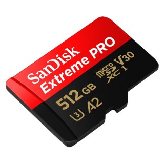 Karta Extreme Pro microSDXC 512GB 200/140 MB/s A2 V30 U3 SanDisk
