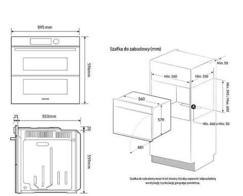 Piekarnik NV7B42251AK Samsung