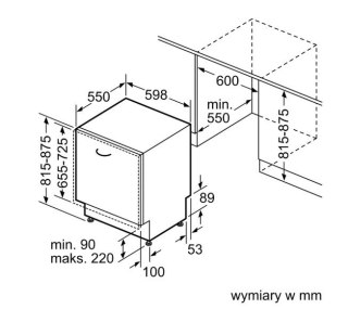 Zmywarka SMV25AX07F Bosch