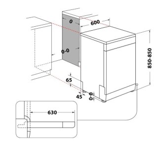 Zmywarka W7FHP33X Whirlpool