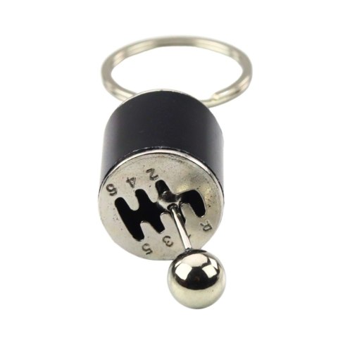 Brelok Metalowy Do Kluczy Skrzynia Biegów Ruchoma Czarny LEAN TOYS