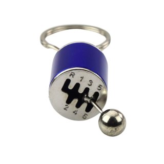 Brelok Metalowy Do Kluczy Skrzynia Biegów Ruchoma Niebieski LEAN TOYS