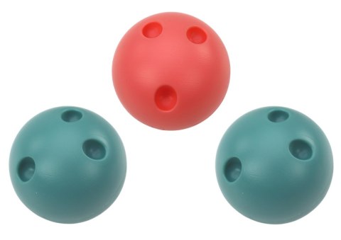 Gra Zręcznościowa Zestaw Kręgli 6szt Kolorowe LEAN Toys