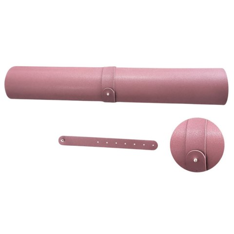 Podkładka pod Klawiaturę Mysz Na biurko Dwustronna Ekoskóra Róż 80x40 cm LEAN