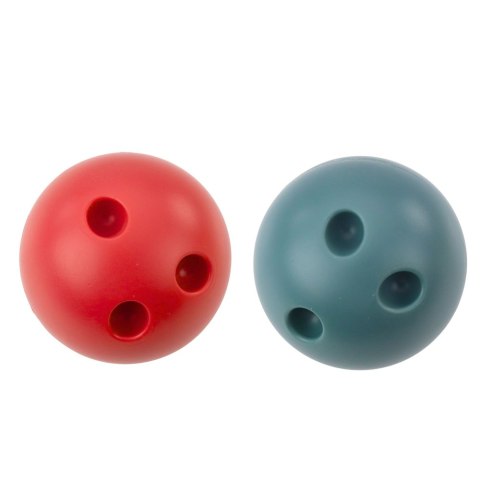 Zestaw Kręgli z Kotkami Dla Dzieci 10 Kręgli 2 Kule Kolorowe LEAN Toys