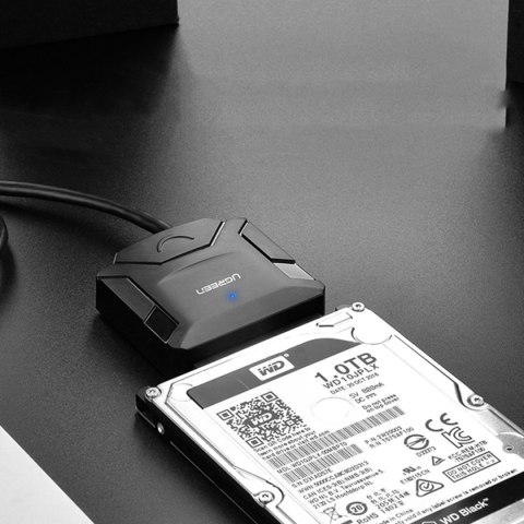 Kabel Adapter do dysku HDD i SSD SATA 2.5'' / 3.5'' USB 3.0 do 4TB - czarny UGREEN