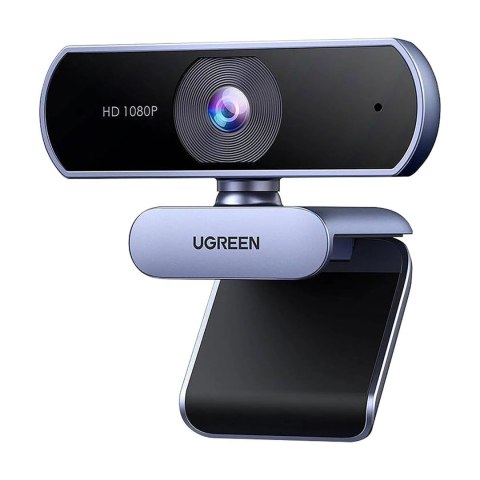 Kamera internetowa Full HD z mikrofonami do nagrań Video USB-A - szara UGREEN