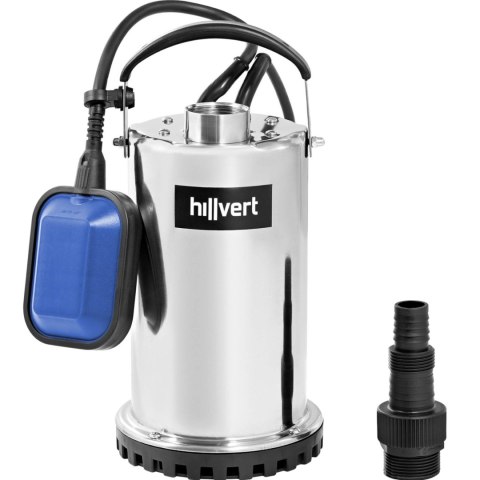 Pompa zanurzeniowa zatapialna ogrodowa stalowa 11 m3/h 750 W do 7 m Hillvert