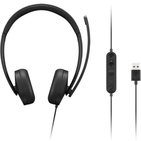 Analogowy zestaw słuchawkowy USB-A Stereo Headset Gen 2 4XD1P83425 Lenovo