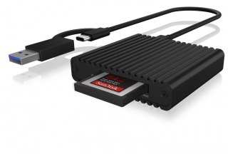 Czytnik kart IB-CR404-C31 CFexpress z USB 3.2 ( GEN2) i Typ-A IcyBox
