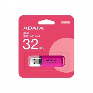 Pendrive C906 32GB USB2.0 różowy Adata