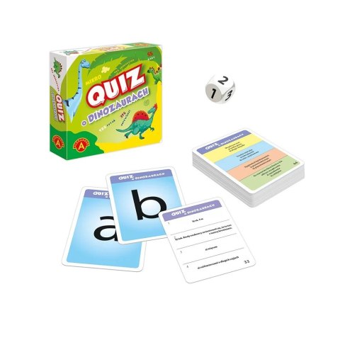 Gra Quiz o Dinozaurach kieszonkowa gra edukacyjna Alexander