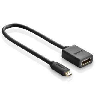 Kabel przewód przejściówka HDMI - micro HDMI 20cm czarny UGREEN