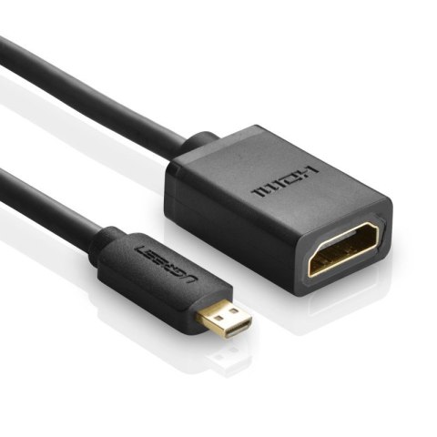 Kabel przewód przejściówka HDMI - micro HDMI 20cm czarny UGREEN