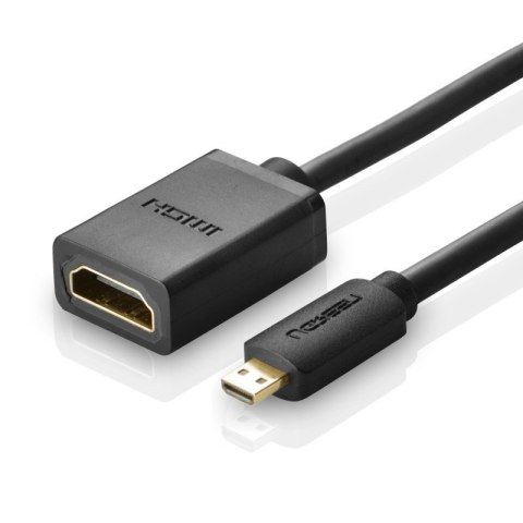 Kabel przewód przejściówka HDMI - micro HDMI 20cm czarny UGREEN