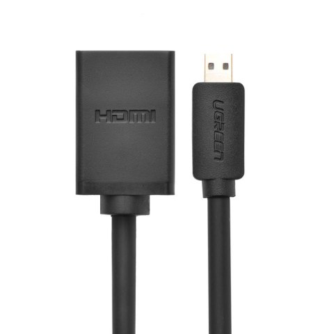 Kabel przewód przejściówka HDMI - micro HDMI 20cm czarny UGREEN
