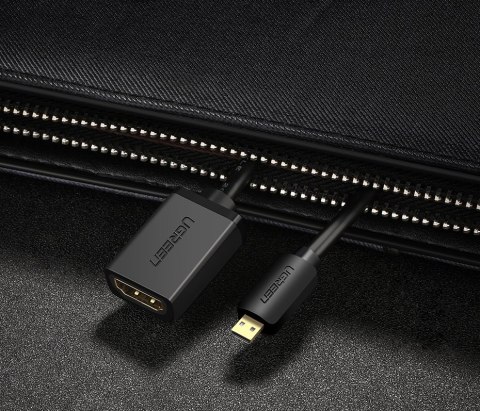 Kabel przewód przejściówka HDMI - micro HDMI 20cm czarny UGREEN