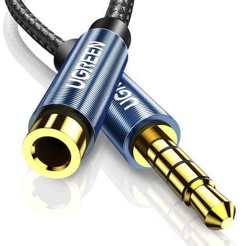 Przedłużacz adapter kabla słuchawek audio AUX mini jack 3.5 mm 2m niebieski UGREEN