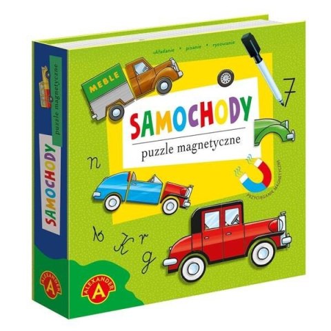 Puzzle magnetyczne Samochody Alexander