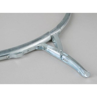 Beczka stalowa metalowa ocynkowana 200L zdejmowane wieko MEVA