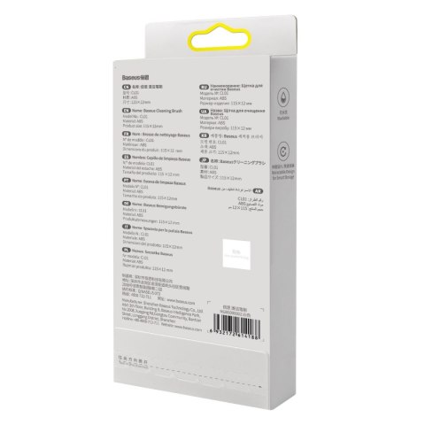 Szczoteczka do czyszczenia słuchawek klawiatury myszy elektroniki biała BASEUS