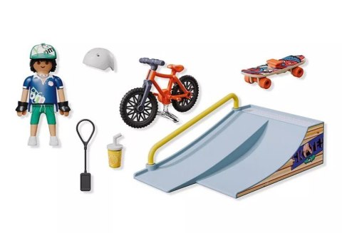Zestaw z figurką My Life 71798 Skater z rampą Playmobil