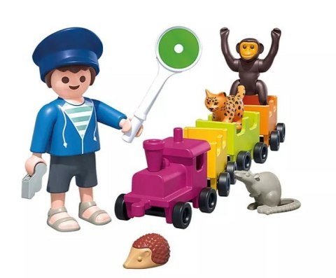 Zestaw z figurkami Animals & Friends 71951 Wycieczka lokomotywą Playmobil