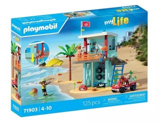 Zestaw z figurkami My Life 71903 Wieża ratownicza i plażowy samochód buggy Playmobil
