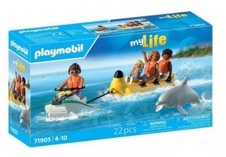 Zestaw z figurkami My Life 71905 Przejażdżka na bananie Playmobil
