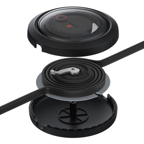 3w1 Kabel uniwersalny zwijany USB-C - Lightning / USB-C / micro USB 100W 1.1m - czarny BASEUS