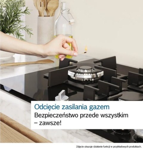 Płyta gazowa PBP6B5K80 inox Bosch