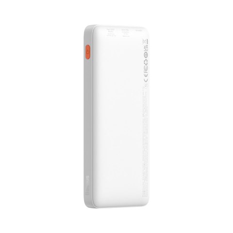 Powerbank Airpow 20W 10000mAh z kablem USB-A - USB-C 30cm - biały BASEUS