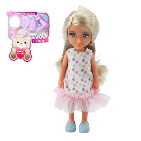 Zestaw Laleczka Ankiki Łóżeczko Toaletka Z Lustrem Akcesoria LEAN Toys