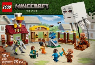 Klocki Minecraft 21273 Atak balonowego Ghasta na wioskę LEGO