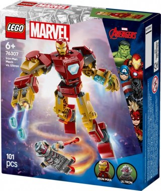 Klocki Super Heroes 76307 Mech Iron Mana kontra Ultron LEGO