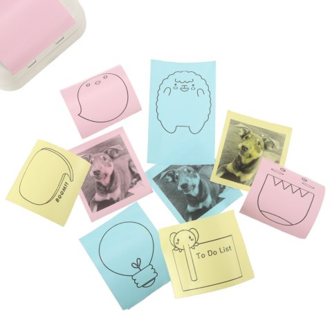 Rolki termiczne papier do drukarki aparatu 5,7cm x 3m 3 sztuki kolorowe Kik Sp. z o. o. Sp. k.