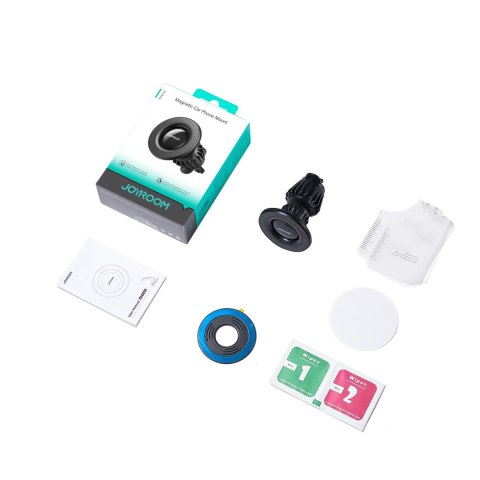 Uchwyt samochodowy magnetyczny na telefon na kratkę nawiewu - czarny JOYROOM