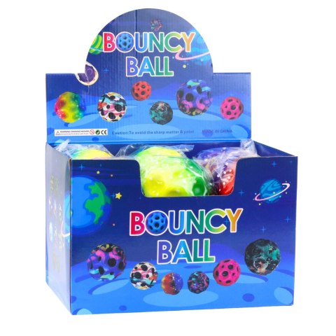 Piłeczka Z Wgłębieniami Do Odbijania Ugniatania Piankowa Kolorowa 10cm